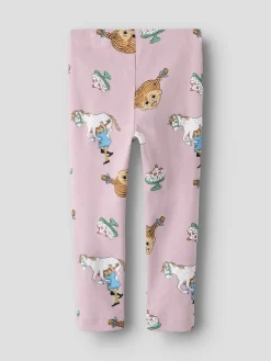 Name It lasten leggingsit NMFSOCA PIPPI LEGGING, vaaleanpunainen