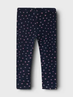 Name It lasten leggingsit, NMFDAVINA SWEAT FLEECE LEGGING Tummansininen