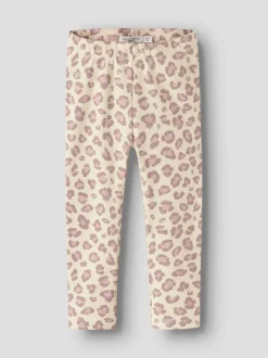 Name It lasten leggingsit, NMFDAVINA SWEAT FLEECE LEGGING Keltainen Kuosi