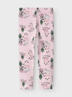 Name It lasten leggingsit, NMFORDAMA PEPPAPIG LEGGING Vaaleanpunainen