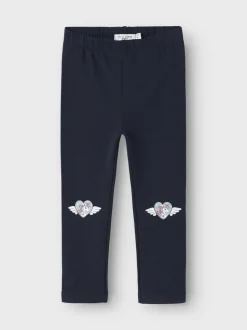 Name It lasten leggingsit, NMFDAVINA AOP LEGGING Tummansininen