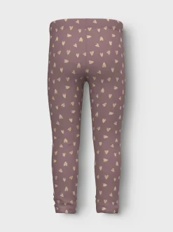 Name It Lasten Leggingsit, NMFTAVINA SWEAT FLEECE LEGGINGS NOOS Vaaleanpunainen Kuosi