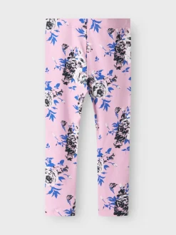 Name It Lasten Leggingsit, NMFVIVIAN AOP LEGGING Pinkki Kuosi