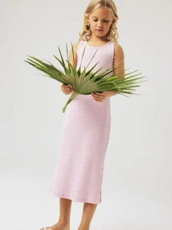 Name It lasten mekko, NKFJALGOS XSL MAXI TANK DRESS Vaaleanpunainen