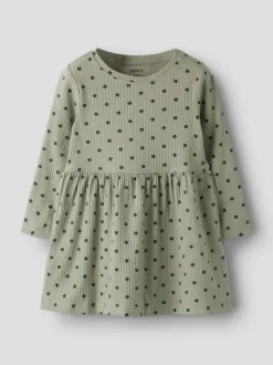 Name It lasten mekko NMFVEMMA LS DRESS, vaaleanvihreä
