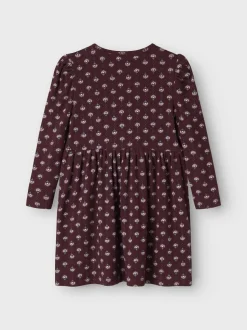 Name It lasten mekot NMFONINE LS DRESS, viininpunainen
