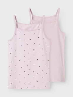Name It lasten narutoppi, NKFSTRAP TOP 2PACK Vaaleanpunainen