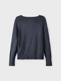 Name It, Lasten Neuletakki, NKFVIONI LS KNIT CARD NOOS Tummansininen