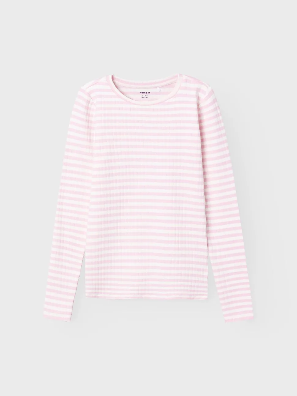 Name It lasten paita, NKFSURAJA LS TOP Raidallinen Vaaleanpunainen