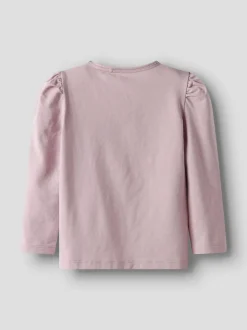 Name it lasten paita NMFSWANA LS TOP, vaaleanpunainen