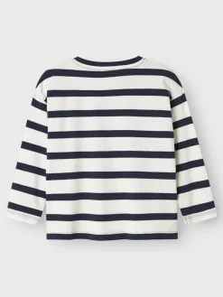 Name It lasten paita, NMMLEROY LS RLX TOP Raidallinen Sininen