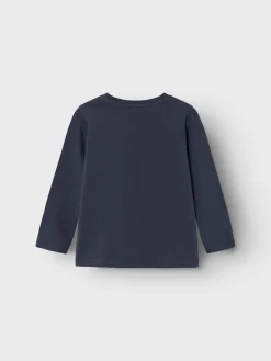 Name It lasten paita, NMMNATA JURASSIC LS TOP Tummansininen