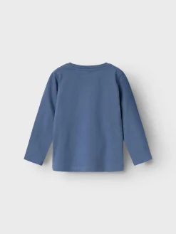 Name It lasten paita, NMMNATA JURASSIC LS TOP Vaaleansininen