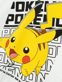 Name It Lasten Pitkähihainen, NKMAMAS POKEMON LS REG TOP Valkoinen