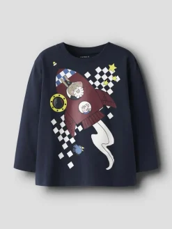 Name It lasten pitkähihainen paita Nmmdallas Peppa LS NREG Top, tummansininen