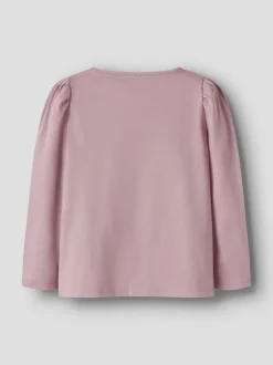 Name It lasten pitkähihainen paita, NMFNINEA LS TOP Vaaleanpunainen