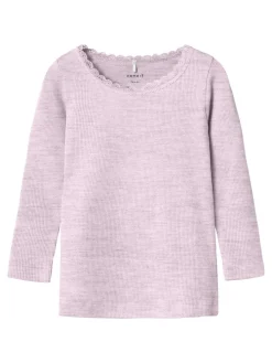 Name It Lasten Pitkähihainen Paita NMFKAB LS TOP NOOS Vaaleanpunainen