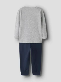 Name It lasten pyjama NMMNIGHTSET GREY FIRETRUCK NOOS, keskiharmaa