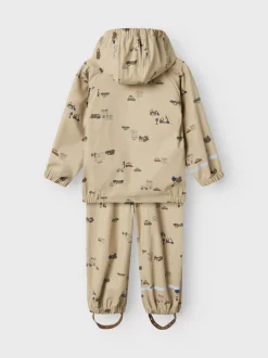 Name It lasten sadeasu, NMMDRY10 RAIN SET Beige Kuosi
