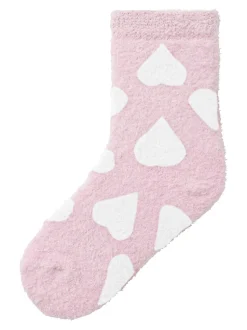 Name It lasten sukat, NMFRUTHY TERRY FLUFFY SOCK Vaaleanpunainen