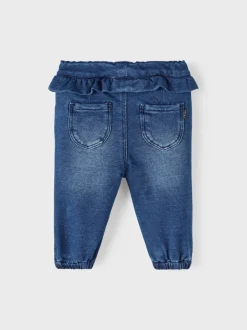 Name It Lasten Svetarihousut, NBFBELLA SHAPED R SWE JEANS NOOS Indigo