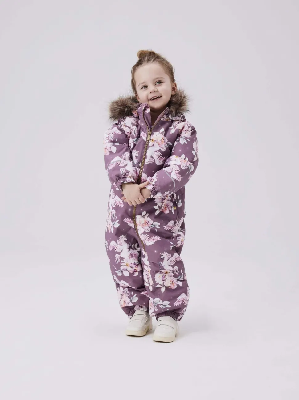 Name It Lasten Toppahaalari, NMFSNOW10 SUIT NOOS Vaaleanpunainen Kuosi