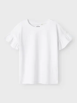 Name It lasten t-paita, NKFVILUKKA SS RLX TOP Valkoinen
