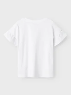 Name It lasten t-paita, NKFVILUKKA SS RLX TOP Valkoinen