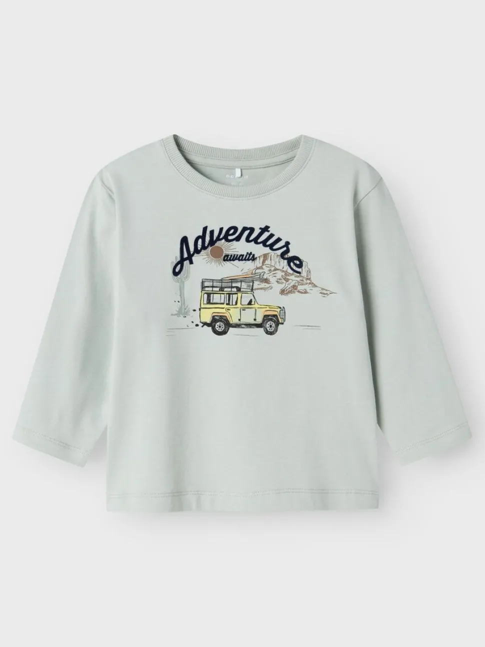 Name It lasten t-paita, NMMHAKO NREG LS TOP Vaaleanvihreä