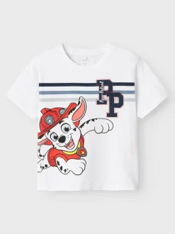 Name It lasten t-paita, NMMMARK PAWPATROL NREG SS TOP Valkoinen
