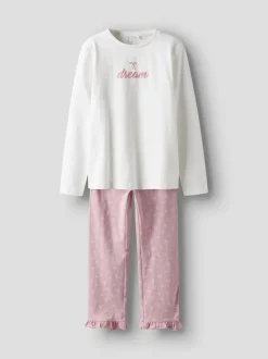 Name It lasten yöasu NKFRAGNA NIGHT SET, vaaleanpunainen