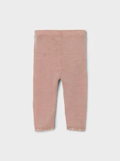 Name It leggingsit, NBFWANG WOOL NEEDLE LEGGING Vaaleanpunainen