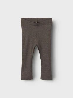 Name It leggingsit, NBNKAB LEGGINGS Tummanruskea