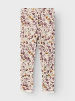 Name It leggingsit, NMFWANG WOOL NEEDLE LEGGING Beige Kuosi