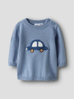 Name It neulepusero NBMBAND LS Knit, vaaleansininen
