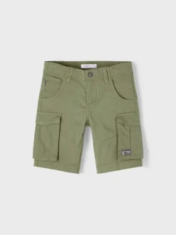 Name It reisitaskushortsit, NKMRYAN REG TWI L SHORTS Armeijanvihreä