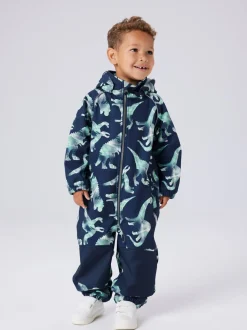Name It softshell haalari NMMALFA08 SOFTSHELL SUIT, sininen kuosi