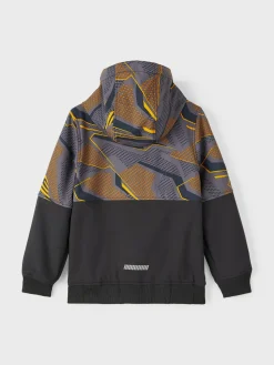 Name It takki, NKMALFA08 JACKET DIGITAL SPORT Musta Kuosi