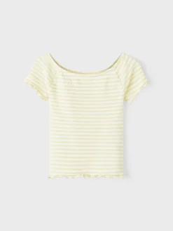 Name It t-paita, NKFJAMY SLIM OFFSHOULDER TOP Keltainen