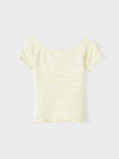 Name It t-paita, NKFJAMY SLIM OFFSHOULDER TOP Keltainen