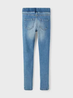 Name It Tyttöjen Leggingsit, NKFPOLLY DNMTINDY LEFGGING NOOS Indigo