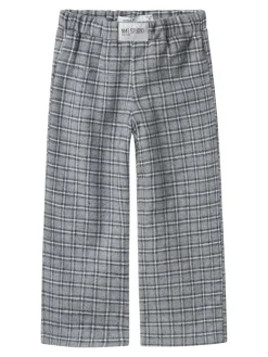 Name It yöhousut K NMNSTRANE PANT, harmaa ruutu
