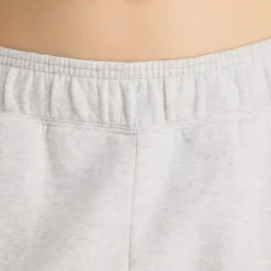 New Balance naisten collegehousut Linear Heritage Fleece Barrel Pant, vaaleanharmaa