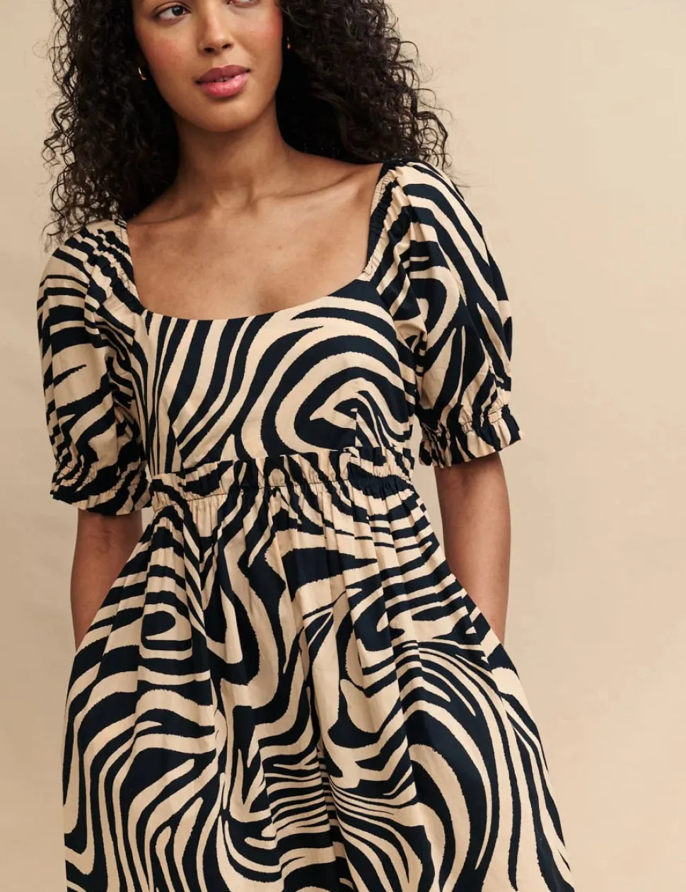 Nobody´s Child naisten mekko, GINGER MIDI DRESS PLAIN Musta Kuosi