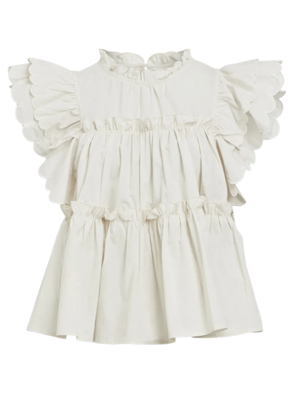Object naisten toppi, OBJHOPE S/L TOP REP White Sand