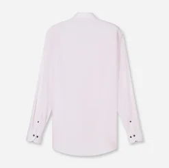 Olymp kauluspaidat Luxor Modern Fit Striped Contrast Print, raidallinen pinkki