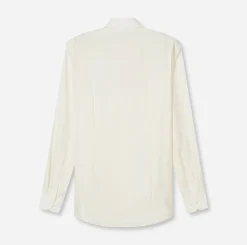Olymp kauluspaita Luxor jacquard Offwhite, luonnonvalkoinen