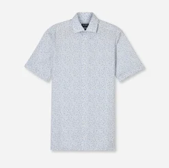 Olymp Luxor Kauluspaita, New Kent Modern Fit Ruskea Kuosi