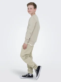 Only and Sons Junior lasten collegepaita OSJCERES CREW NECK SWEAT NOOS, beige