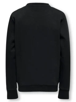Only and Sons Junior lasten collegepata OSJCERES CREW NECK SWEAT NOOS, musta